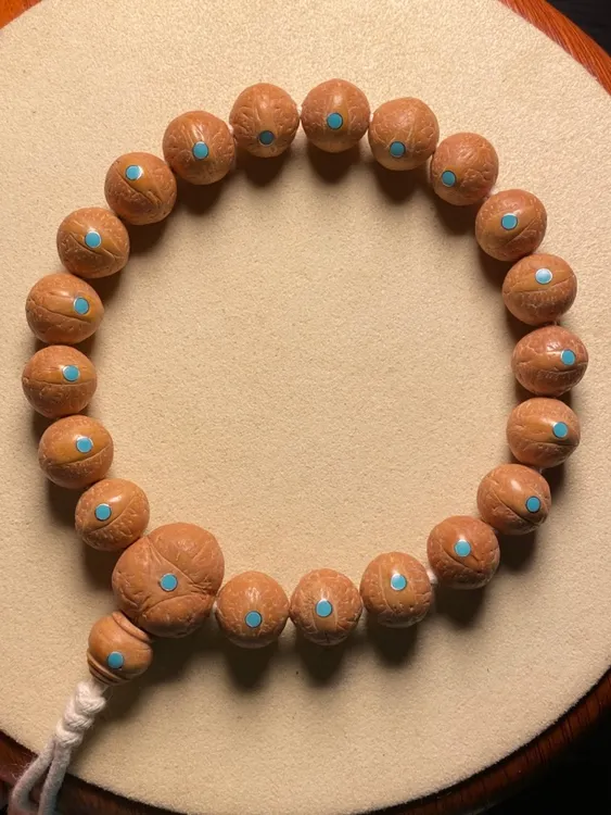 12mm尼泊尔正圆凤眼菩提手持镶嵌款 颗颗精挑 精品高油高密男女款