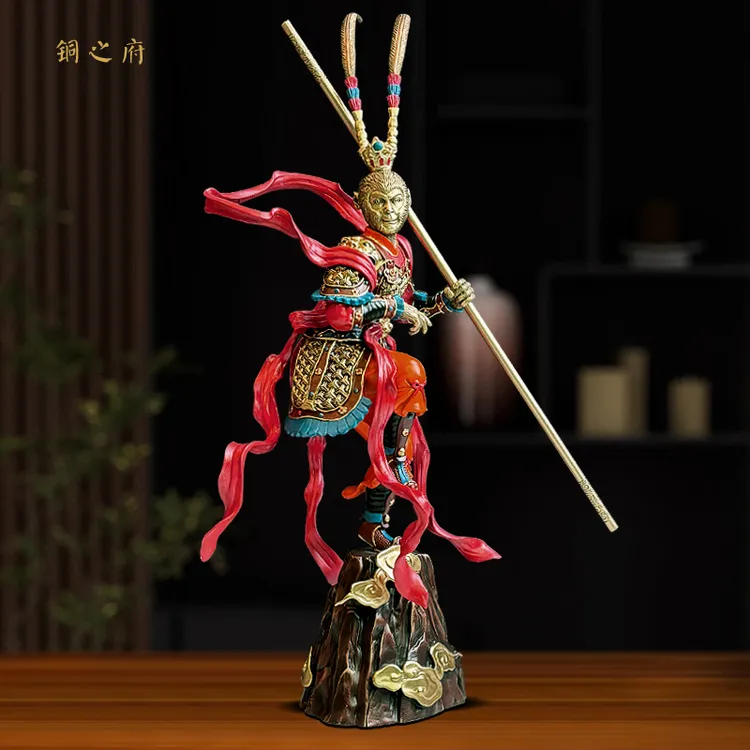 【大圣归来】铜工艺品齐天大圣孙悟空摆件家居高颜值客厅用品