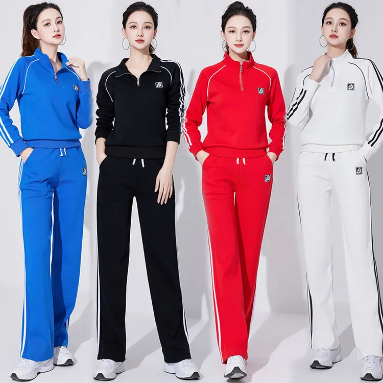 春秋冬广场舞服装立领加厚运动健身操团体曳步舞跳舞衣服专卖女士