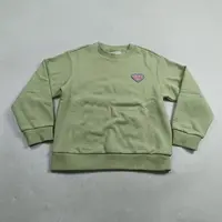李宁童装运动生活系列女童秋冬加绒保暖套头卫衣YWDT552--B品
