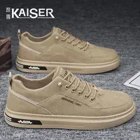 KAISER/凯撒·男鞋2024新款耐磨劳保鞋男士一脚蹬休闲鞋运动板鞋子