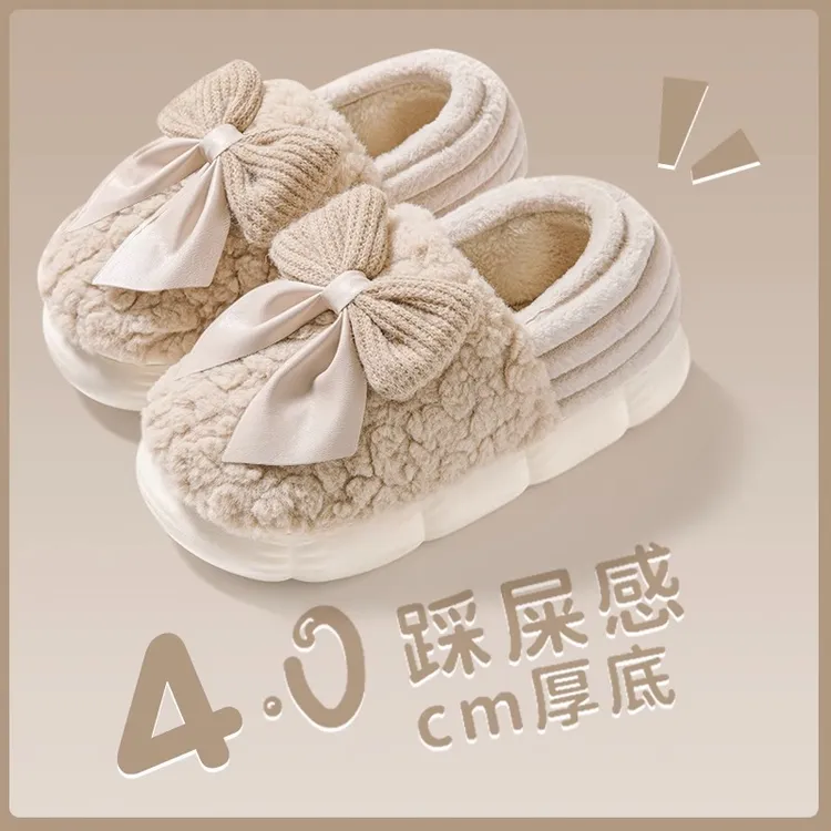 包跟棉拖鞋女士冬季新款室内家居保暖毛毛绒月子棉鞋女款冬天