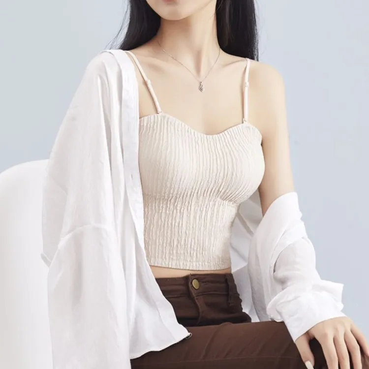 amarsex/艾梦.忆思【哇塞女孩】春夏百搭美背吊带背心带胸垫打底