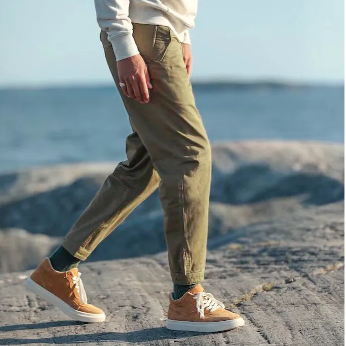 AKCLUB夏四季净色百搭全棉工装男款宽松耐磨男士休闲长裤 2012218