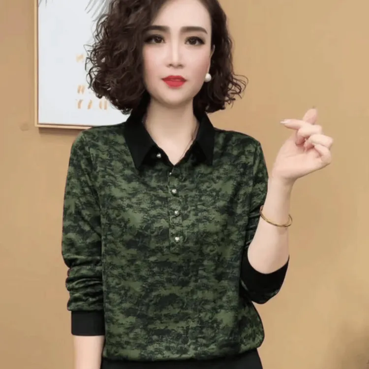 2024新款时尚洋气百搭气质长袖显瘦减龄气质女士上衣#87888