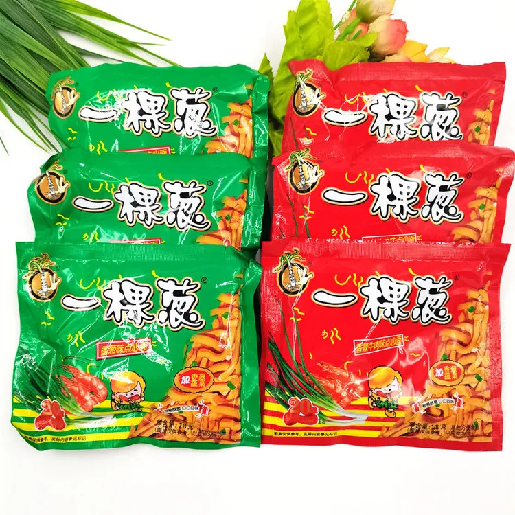 一棵葱点心面童年8090怀旧零食碎面迷你干吃面解馋休闲小零食18g