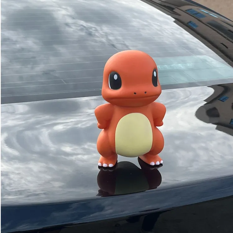 霸气傲娇小火龙网红汽车摆件后备箱车尾挂件车顶装饰创意摆件手办