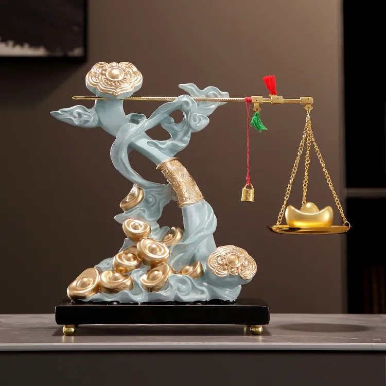 称心如意招财摆件客厅新中式家居饰品高档轻奢入宅乔迁新居礼品