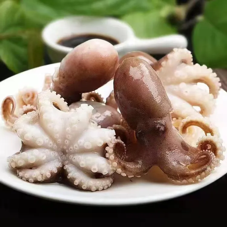 山东渤海湾熟短腿八爪鱼2-4斤（半干）
