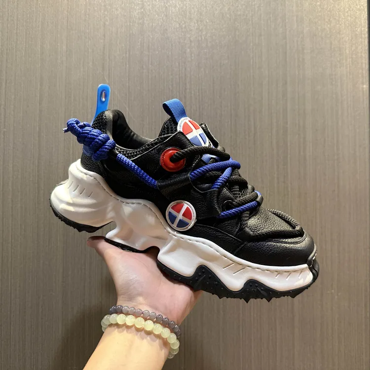 2024秋冬季厚底老爹鞋真皮男鞋休闲鞋百搭潮流学生鞋牛皮增高