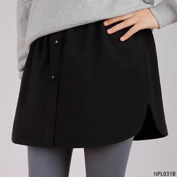 屁帘女遮臀神器2025新款秋冬打底裤鲨鱼裤下摆大码显瘦半身裙屁股