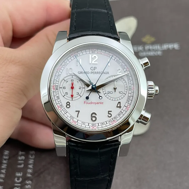 95新 Girard- Perregaux/芝柏表 精钢/追针计时/单表/42mm/