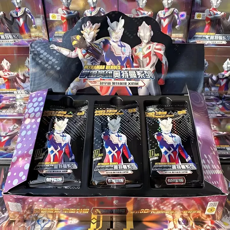 奥特曼玩具卡片满星闪卡荣耀豪华包卡牌超市学校热卖爆款儿童玩具