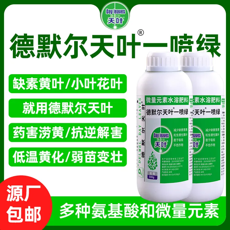 缺素叶片发黄 一喷绿