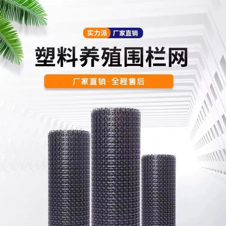 加厚黑色塑胶网鸡鸭鹅养殖网果园防护网养殖攀爬绿化圈地网 