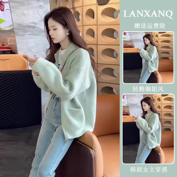 2024春季新款女装套装茶系穿搭一整套减龄洋气时尚今年流行两件套