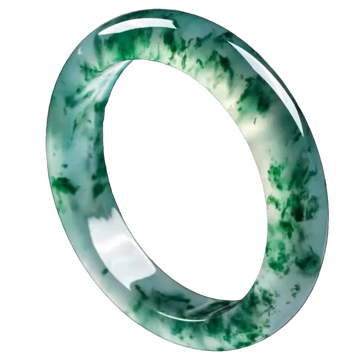 非金属锦纶手镯 独龙正品飘花手镯 高冰冰透 百搭