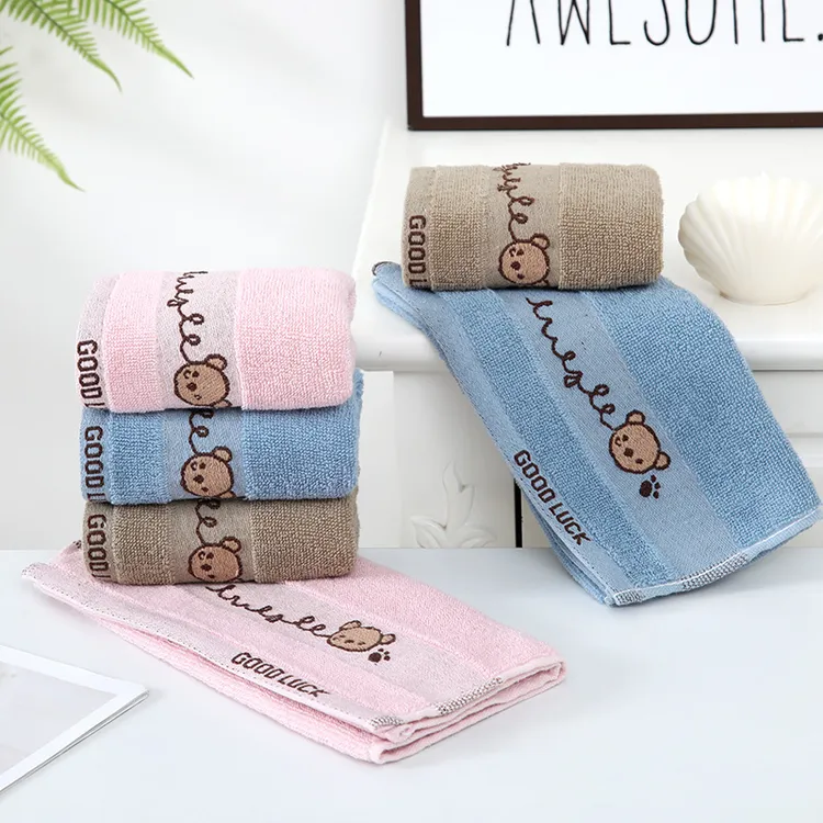昰帛品牌轻奢全棉毛巾学生吸水柔软加大儿童情侣适用棉柔品味可爱