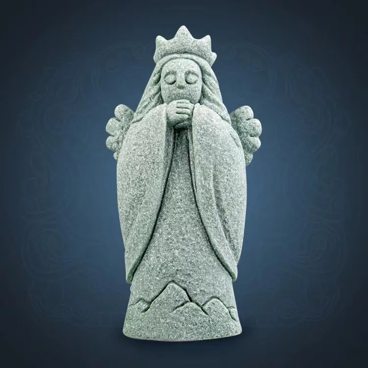 青砂石材质赛尔达传说海利亚女神摆件海拉鲁鱼缸造景生日礼物