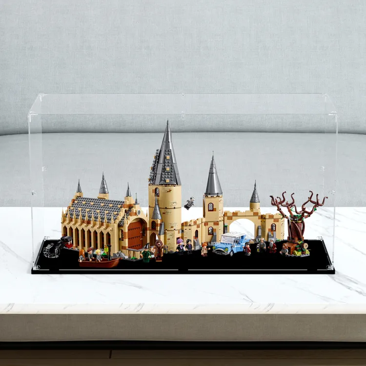 旻悦亚克力防尘盒适用乐高75953+75954哈利霍格沃茨城门与打人柳
