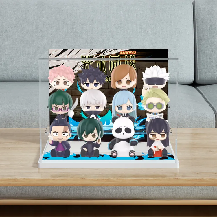 旻悦POPMAR泡泡玛 咒术回战制服盲盒收纳手办亚克力展示罩P651