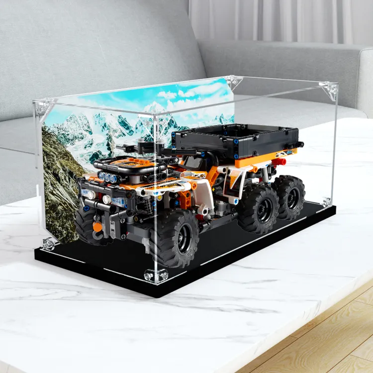 旻悦亚克力展示盒适用乐高42139 全地形车模型拼装积木收纳防尘罩