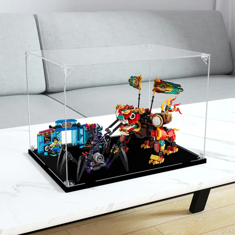 旻悦亚克力展示盒适用乐高80021 悟空小侠黄金神兽积木收纳防尘罩