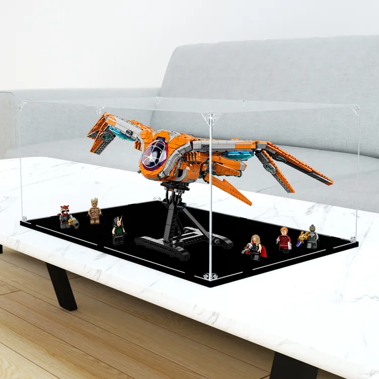 旻悦克力防尘盒适用乐高76193 贝纳塔战机银河护卫队飞船展示罩