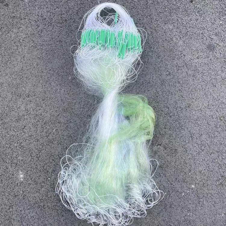 80公分0.8米高三层渔网加重铅坠好用虾网捕鱼王户外简单海网粘网