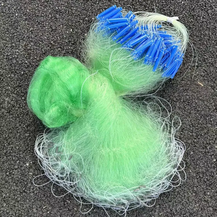 三层渔网捕鱼海网挂网粘网加重铅坠1米高鲫鱼网