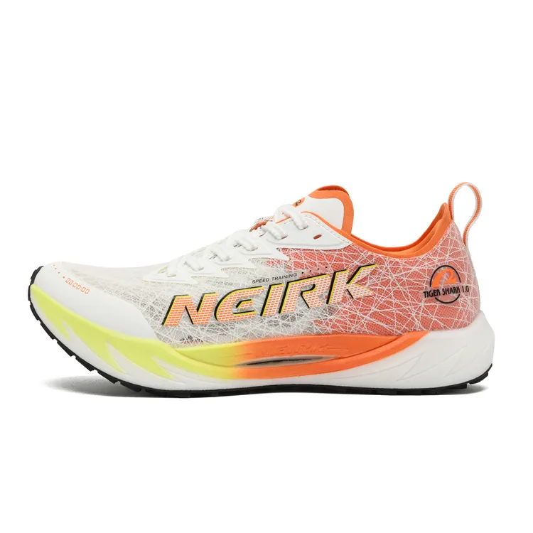 Neirk内尔克虎鲨1.0体测全掌真碳板蚕丝科技田径短跑马松拉跑步鞋