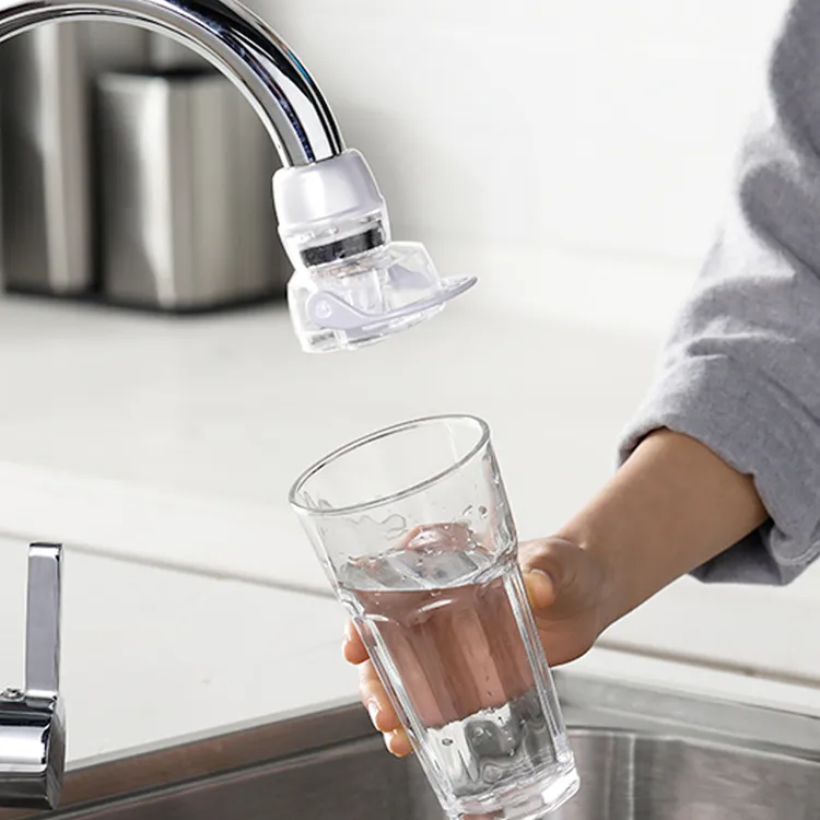 日本进口家用过滤器自来水龙头前置净水器直饮滤水器净化厨房水机
