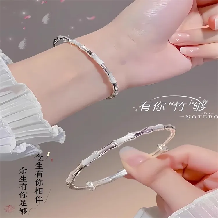 足银手镯 老凤祥款式纯银999经典实心镯子送闺蜜妈妈女友生日礼物