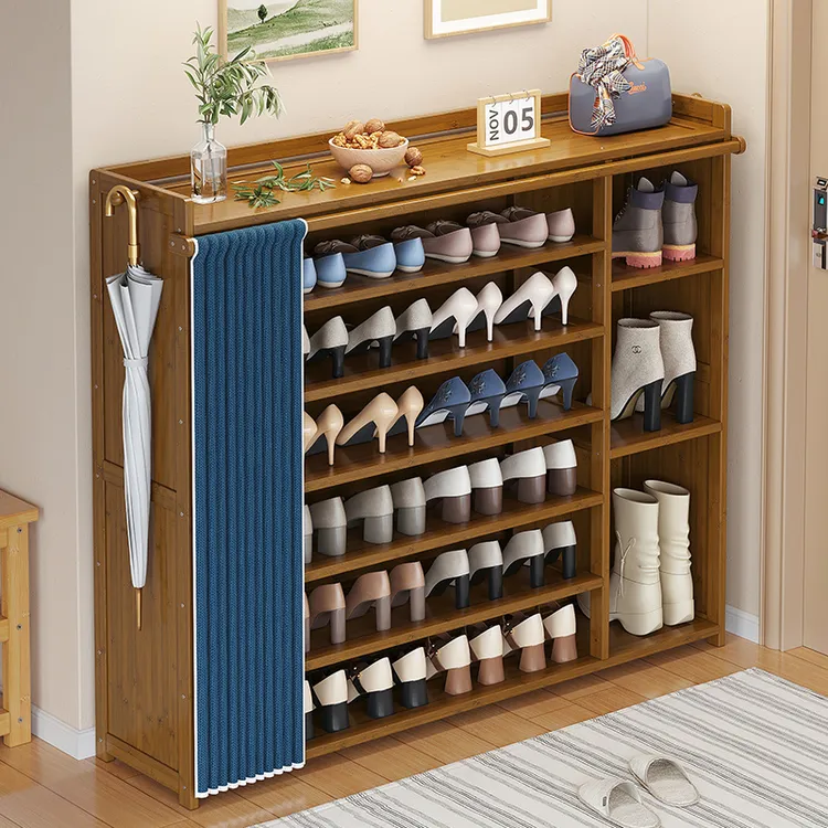 美之构鞋架多层家用网红出租房入户门收纳经济型耐用简易防尘鞋柜