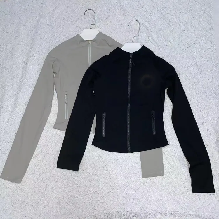 GDLL专属 动念塑身未来系列夹克上衣辣妹风休闲长袖拉链外套女装