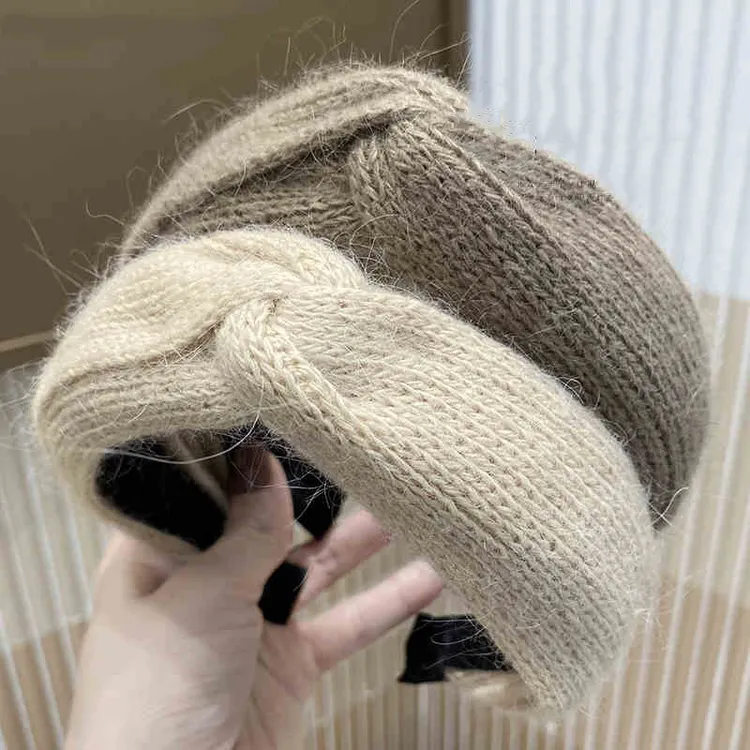 发箍发卡百搭纯色简约海马毛线宽边发带秋冬网红爆款气质洗脸头箍