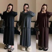 慧芝huizhi 松弛姐感 定制款 慵懒风柔软亲肤弹力懒人两件套