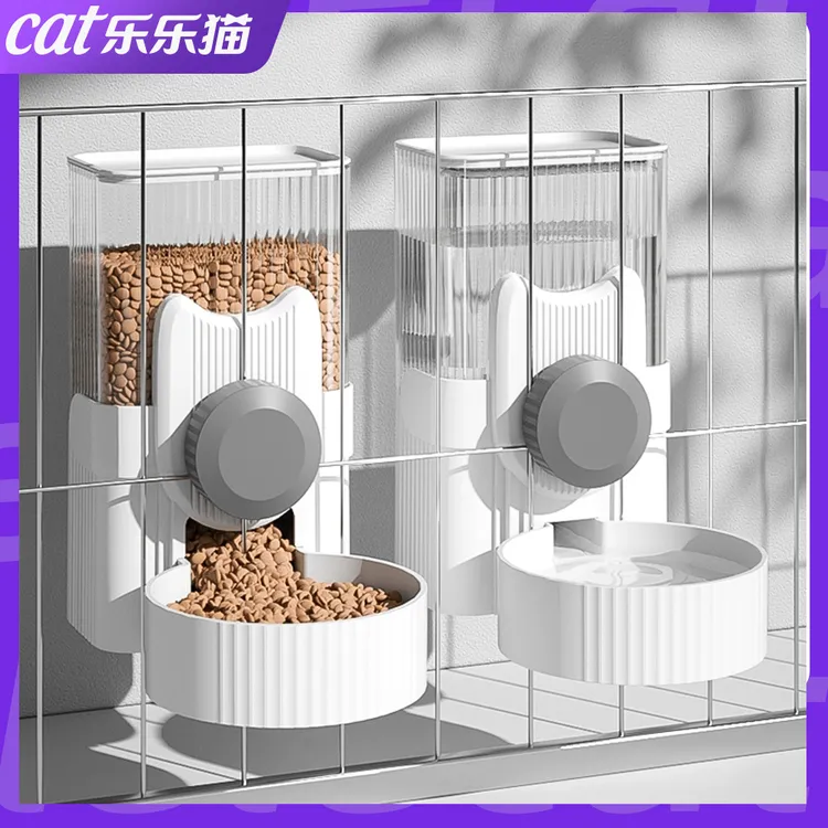 猫咪挂式饮水机狗狗喝水器自动喂食器悬挂水壶喂水挂笼子宠物用品