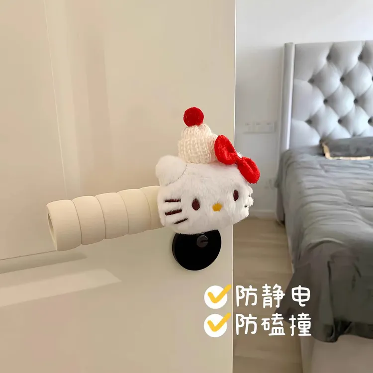门把手保护套防撞防静电门把手套宝宝房间拉手防碰套保暖可爱A948