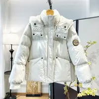 【萨拉迪恩】羽绒服短款时尚休闲连帽连帽冬季外套女鹅绒