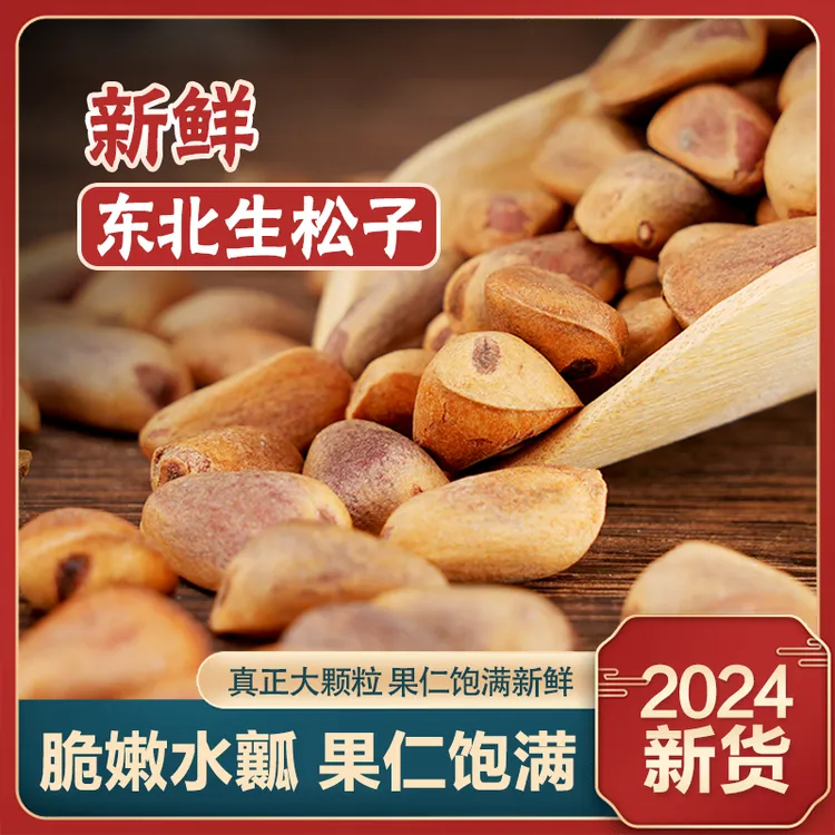 东北特产李叔李婶熟松子原味大松子