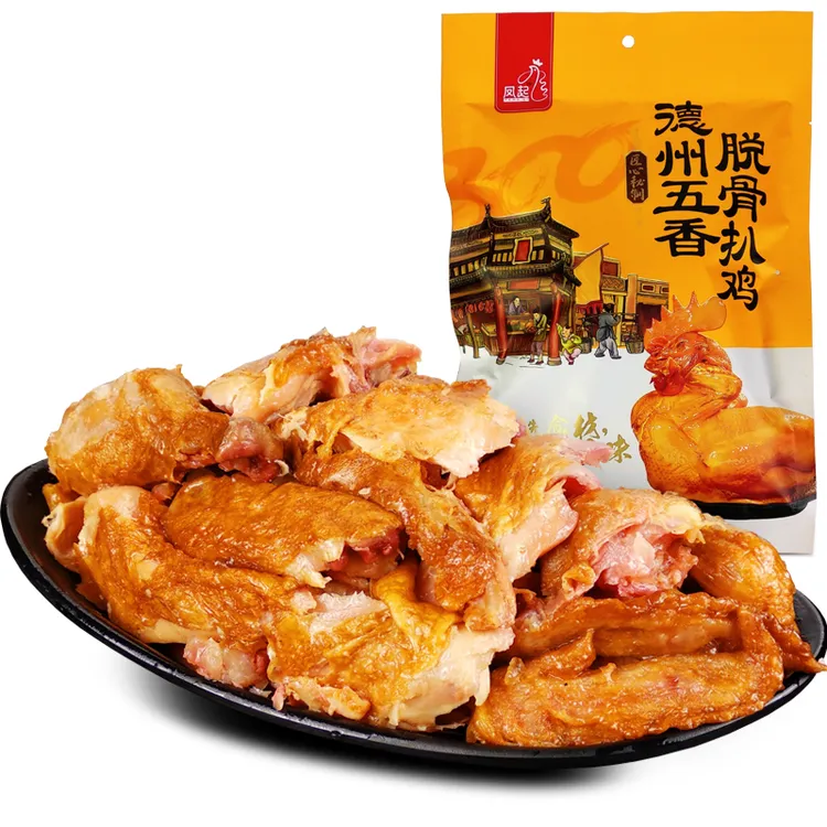 凤起 德州五香扒鸡400g 德州脱骨扒鸡德州烧鸡卤味鸡肉熟食下酒菜
