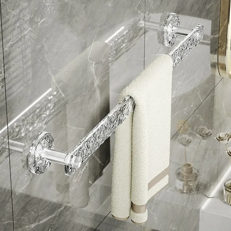 毛巾架卫生间免打孔浴室挂浴巾的架子洗手间壁挂上墙毛巾杆置物架