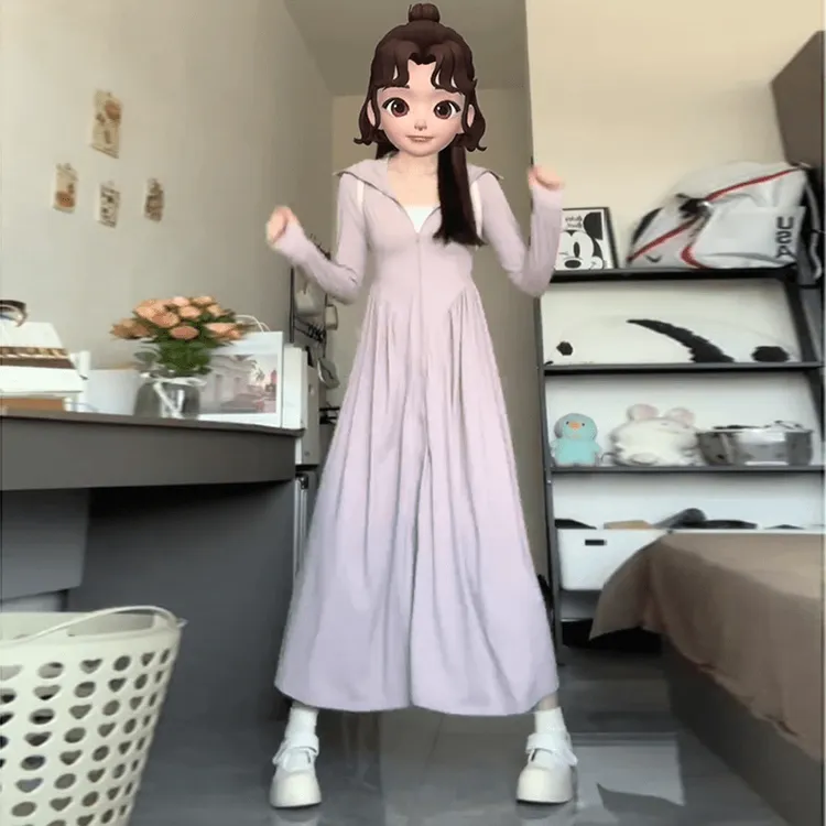 【锦纶】仙女连衣裙防晒衣防紫外线冰感显瘦夏季出行绝美气质防晒服