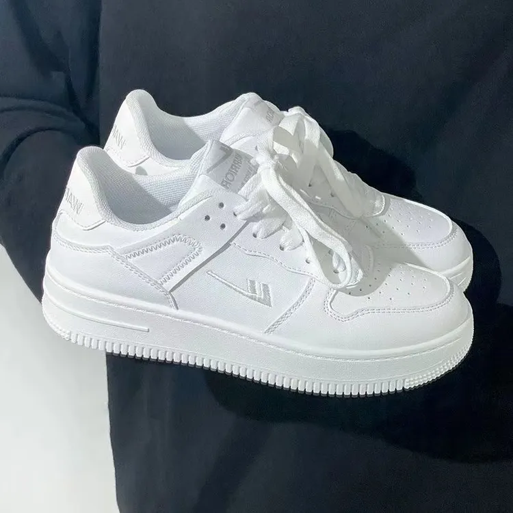 回力小白鞋子女鞋情侣款新款秋冬爆款百搭厚底学生白色休闲板鞋男