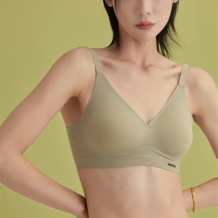 【董洁同款】果冻条内衣女无痕舒适聚拢上托防下垂一体式文胸