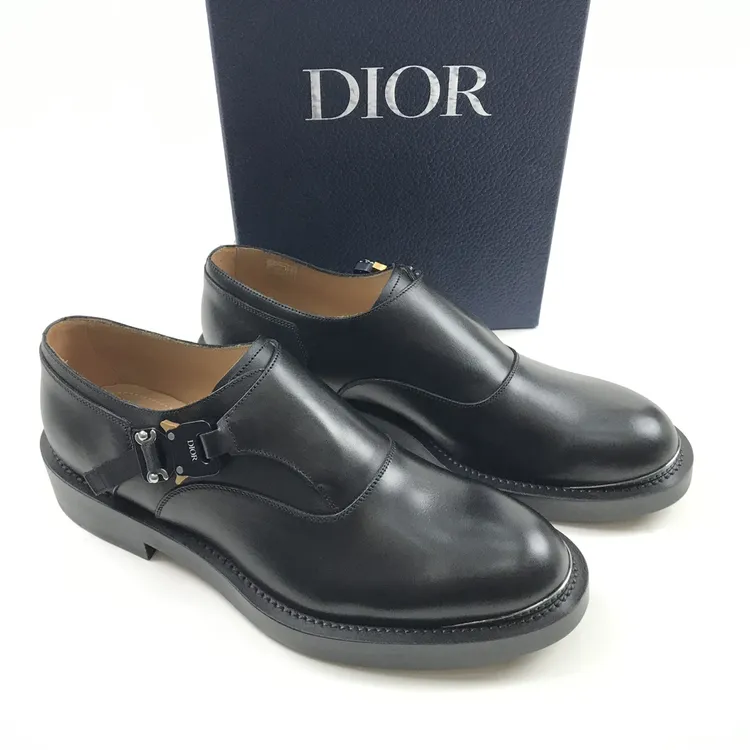 全新未使用 DIOR/迪奥 男士时尚经典德比皮鞋100062            