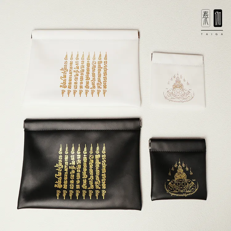 首饰盒/箱 泰伽收纳袋子佛牌吊坠项链收纳PU皮实用耐久防剐蹭日常