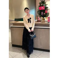 李慧一【圣诞礼物】法式小香风复古节日必备款冬季厚款毛衣显瘦气质