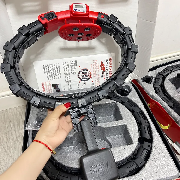 人车通艾灸砭石磁石按摩片磁石智能呼啦圈套装塑形美腰健身便携式
